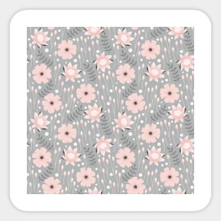 Lotus Pond Flowers Sticker